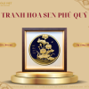 Tranh hoa sen phú quý