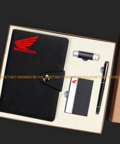 Bộ Sổ tay - Hộp đựng card visit - Bút ký - USB