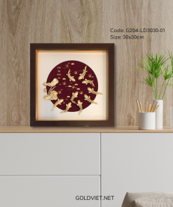 Tranh cửu ngư quần hội - Gold Việt