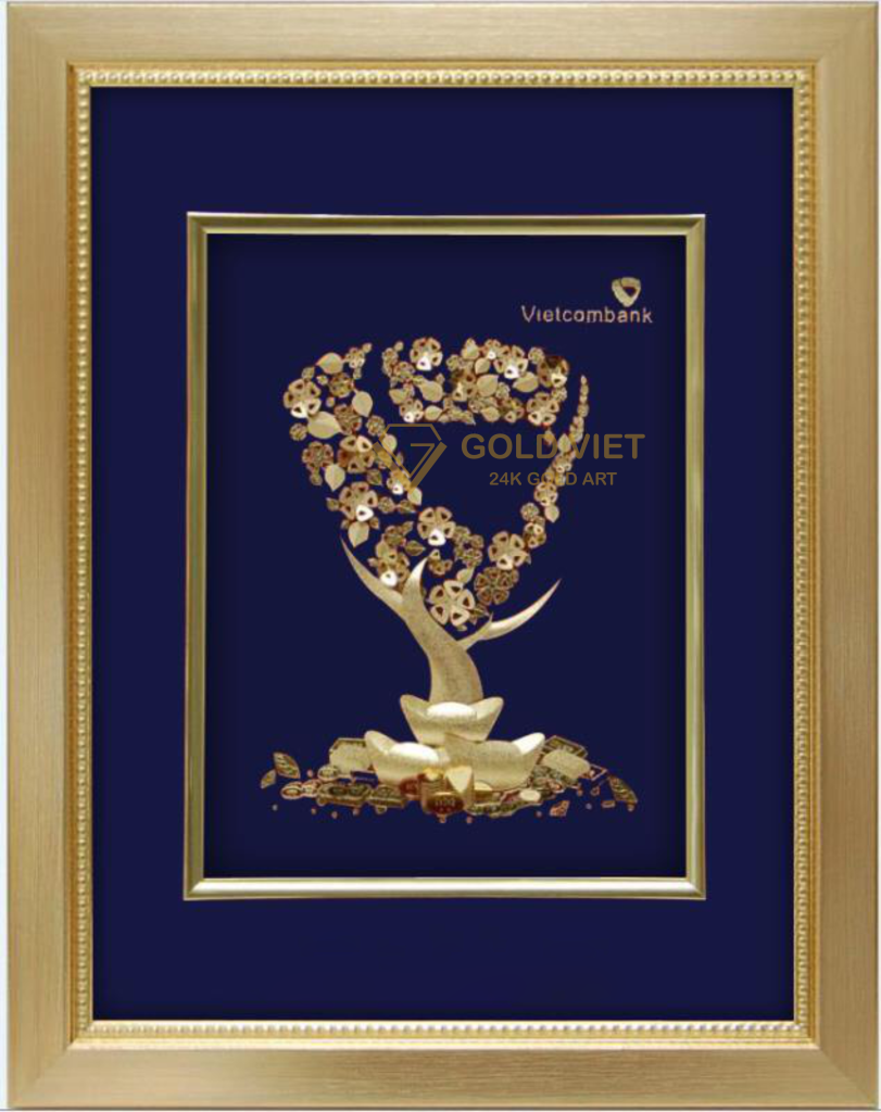 Tranh cây logo Vietcombank