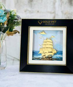 Tranh thuyền thịnh vượng - 20 x 20