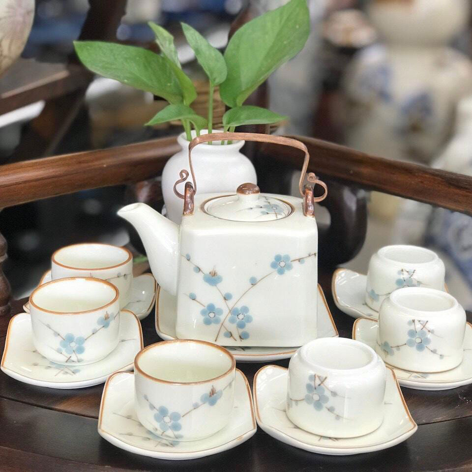 Bộ Ấm Chén Vẽ Tay