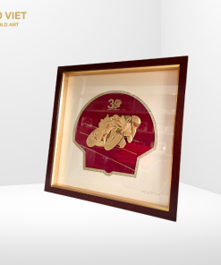 Tranh dát vàng 24K hình mô tô