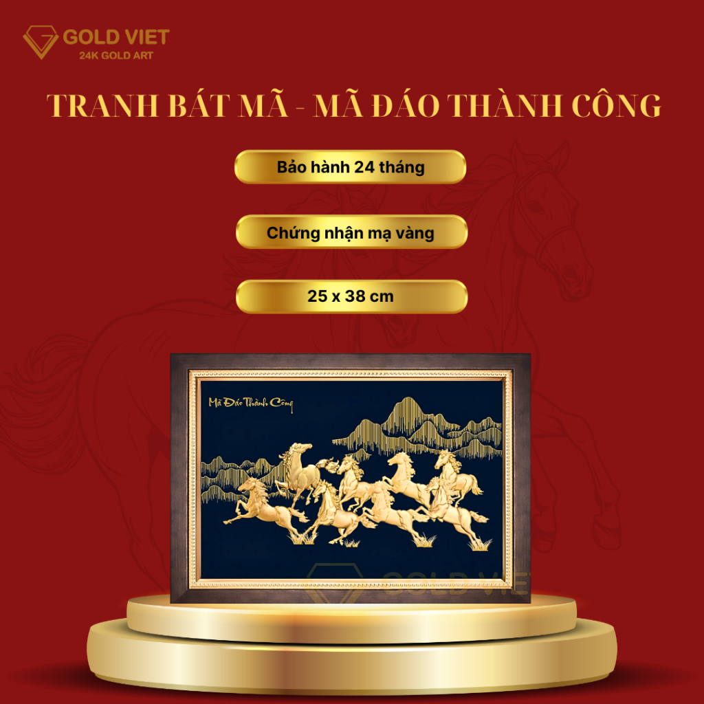 Tranh bát mã - mã đáo thành công